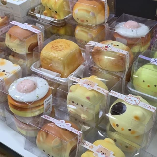 🍞 พร้อมส่ง 🔥สกุชชี่ขนมปัง เกรดA งานนุ่มนิ่ม สโลว์สุด กลิ่นหอม แพ็คกล่องอย่างดี