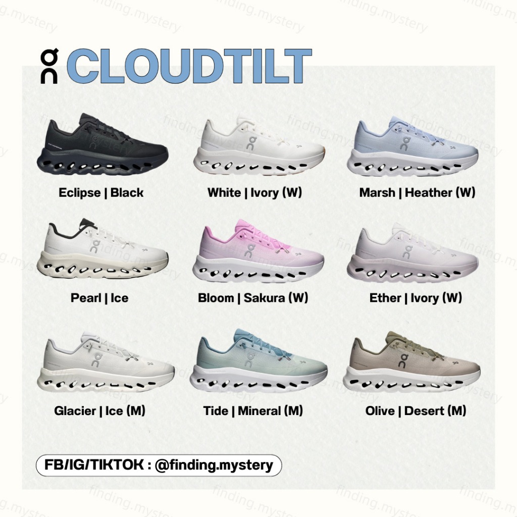 ( Pre Order ) รองเท้า On Cloudtilt ของแท้จากญี่ปุ่น