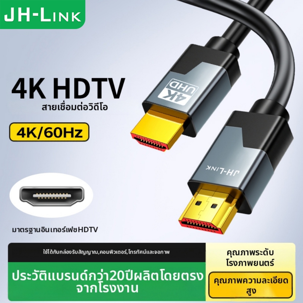 อะแดปเตอร์สาย HDMI 4K/60Hz HDMI 2.0 สำหรับ PC TV Xiaomi Mi Box PS4
