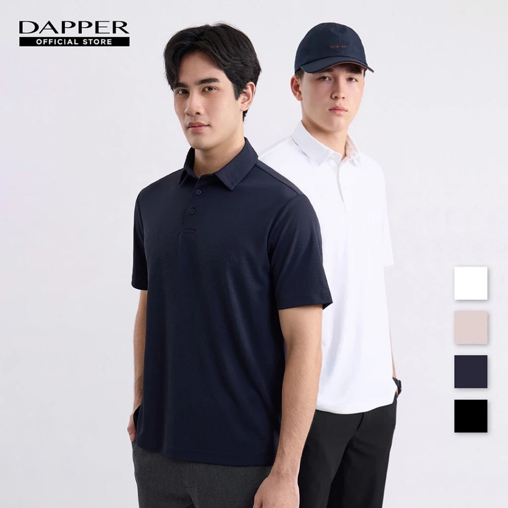 DAPPER เสื้อโปโล Everyday Flow Polo Shirt เนื้อผ้าเบาสบาย ซับเหงื่อได้ดี [KPB/842RS]