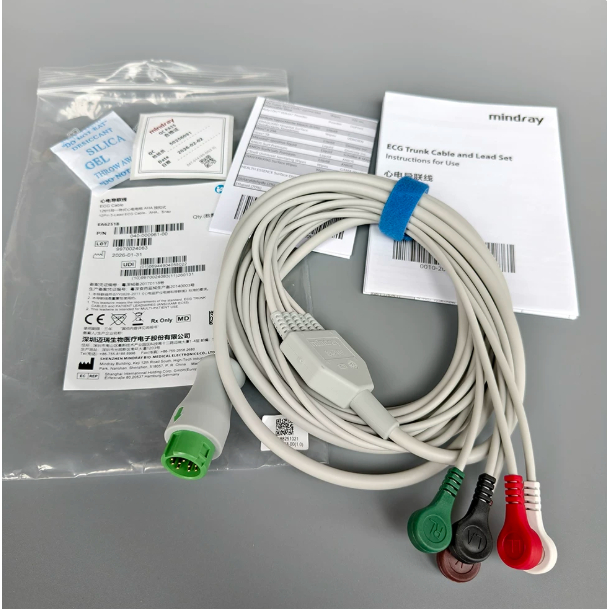 สาย ECG แบบ 5 Lead หัวต่อ 12 Pin Mindray รุ่น EA6251B ของแท้ใหม่ สำหรับ IPM/T/N/uMEC/iMEC/ePM/cPM/D2