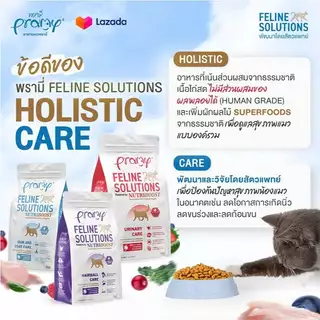 [สูตรเฉพาะทาง] Pramy Feline Solutions อาหารแมวสูตรเฉพาะทาง พัฒนาโดยสัตวแพทย์ ขนาด 1 kg