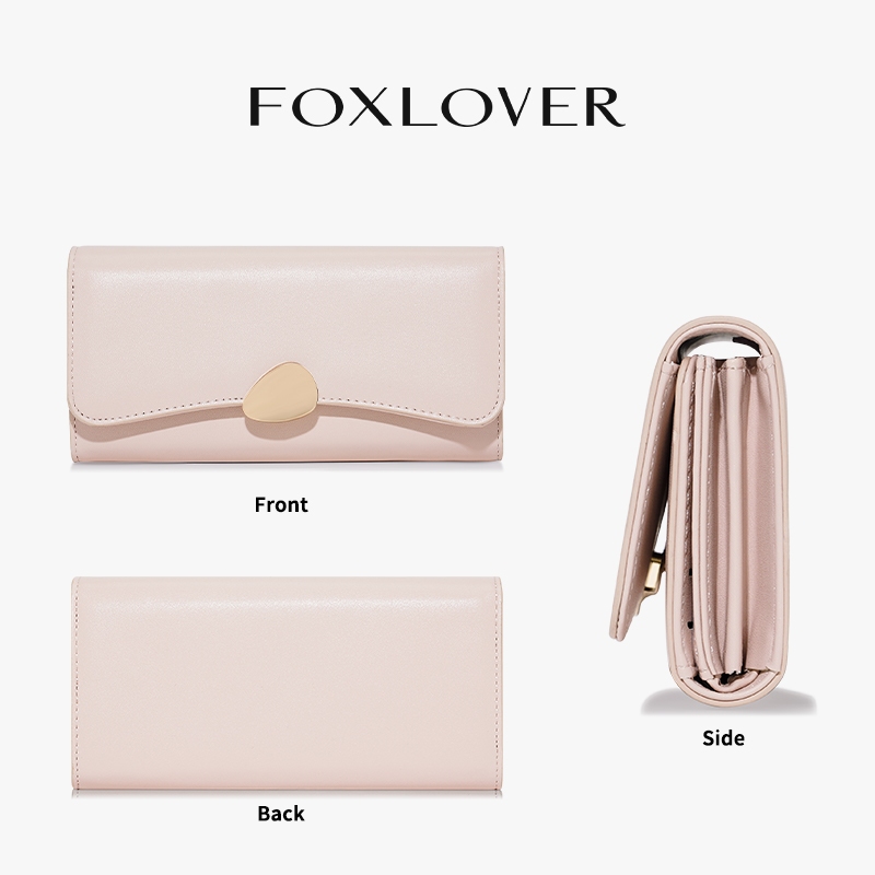 FOXLOVER محفظة نسائية طويلة 7 بطاقات — صورة 7