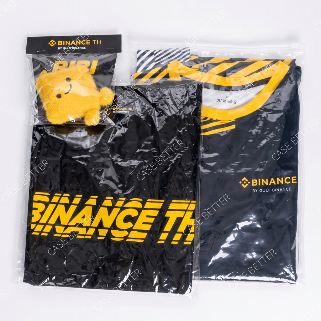 [หายาก มือ 1] Binance TH Merch Kit เสื้อยืด พวงกุญแจตุ๊กตา (ของแท้ 100% จาก Gulf Binance)