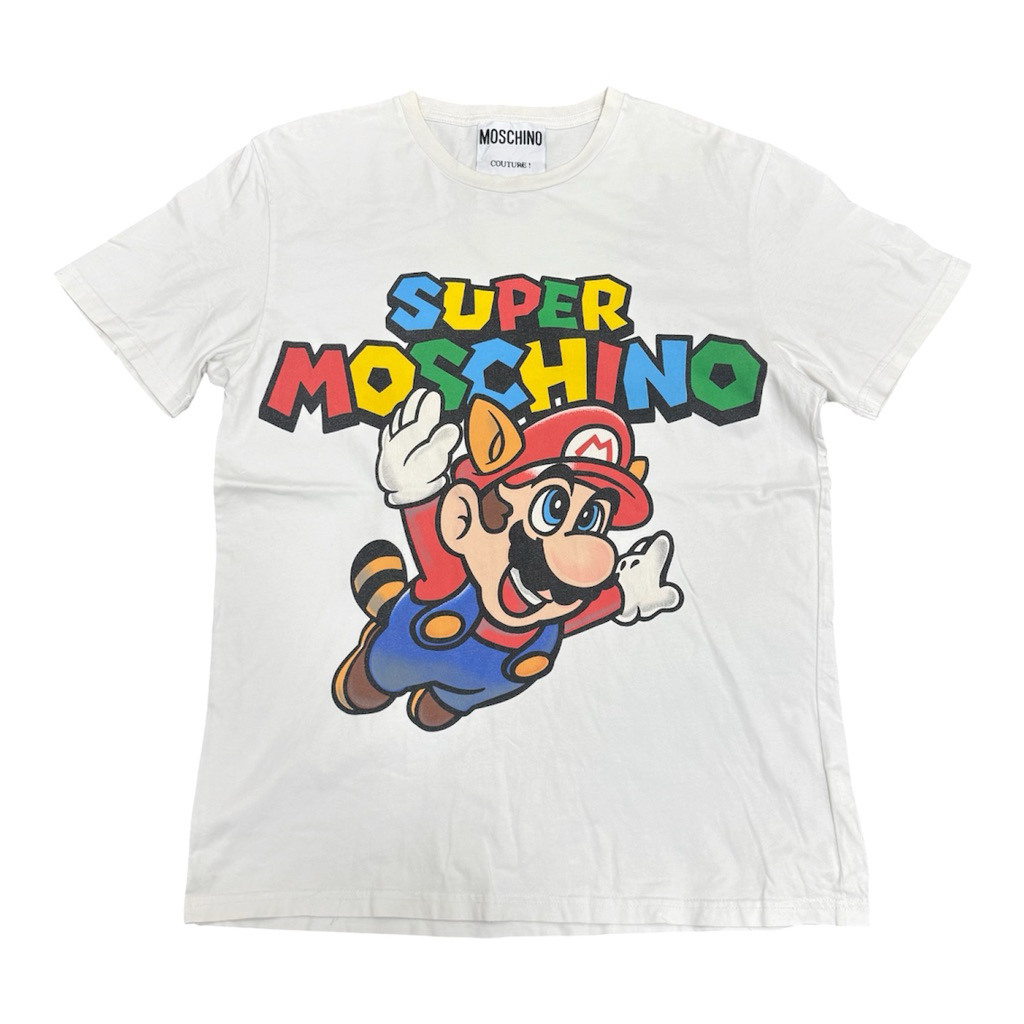 (มือสอง) Moschino Super Moschino print T-Shirt