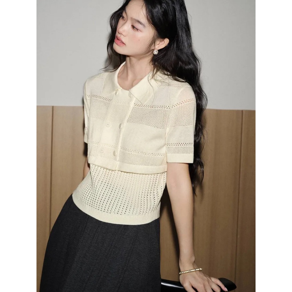 [พรีออเดอร์] KUOSE : Knitted Two-Piece Set