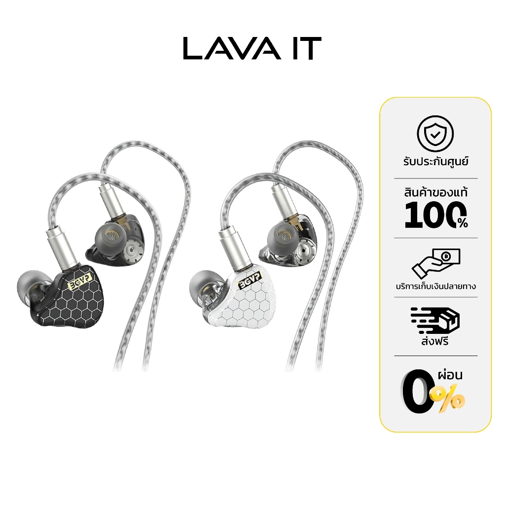 BGVP Scale Pro In-Ear Headphone หูฟังอินเอียร์ (รับประกันสินค้า 1 ปี)