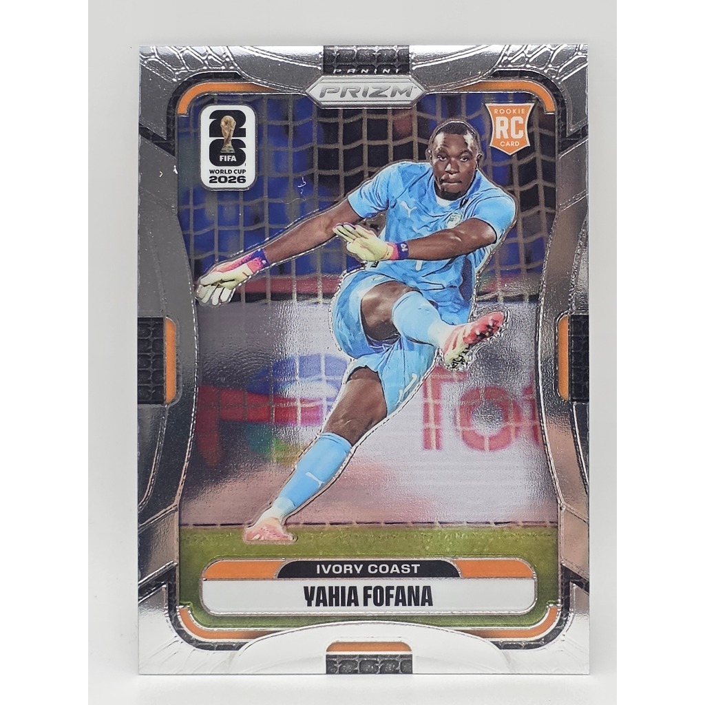 RC Yahia Fofana [Ivory Coast] การ์ดฟุตบอล Panini Prizm FIFA World Cup 2026 ของแท้100% ภาพถ่ายจากสินค