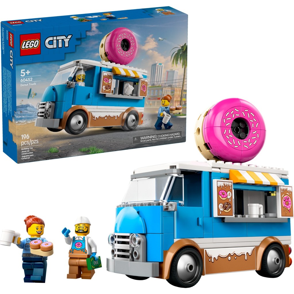 Lego City 60452 Donut Truck (สินค้าใหม่พร้อมส่ง)