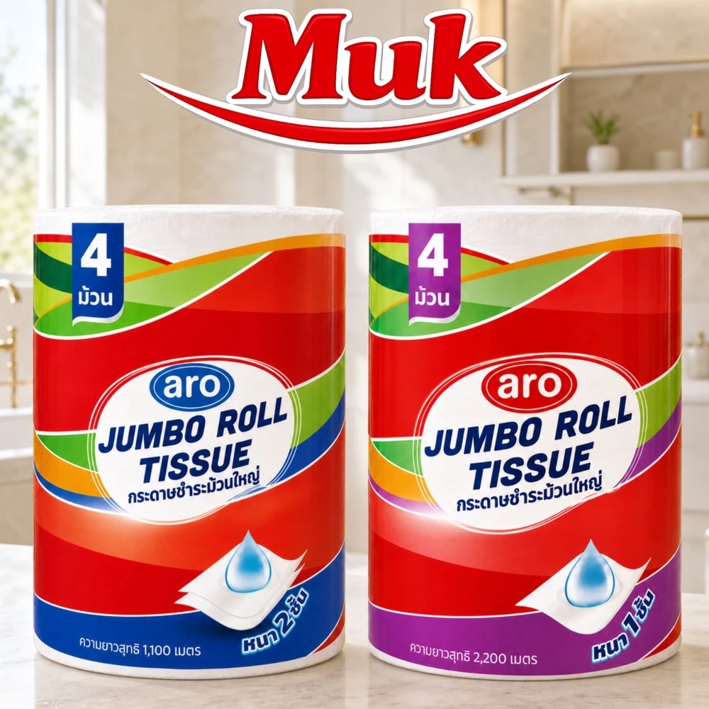 ARO กระดาษชำระ 2 Ply 4 Rolls | 4 Rolls