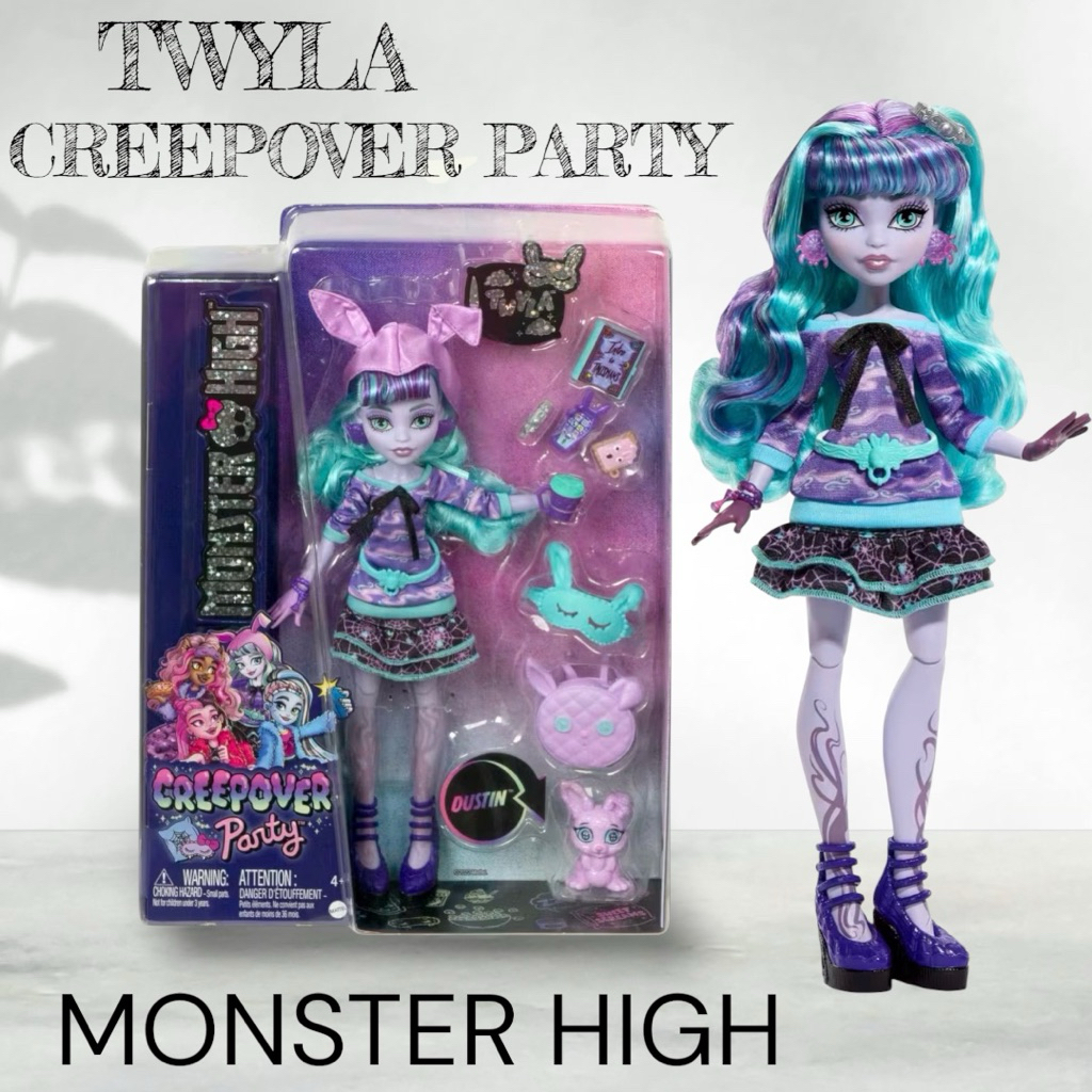 มอนสเตอร์ไฮ ทไวล่า MONSTER HIGH TWYLA CREEPOVER PARTY