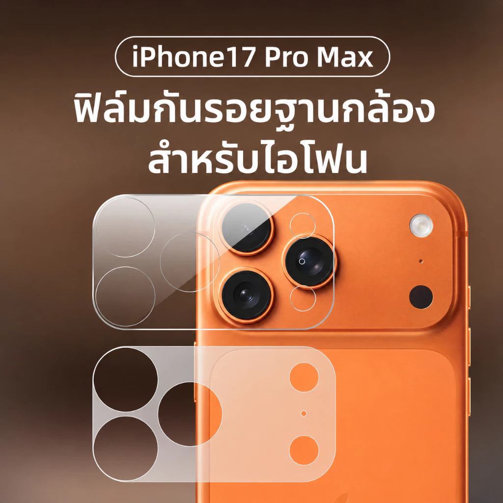 ฟิล์มฐานกล้อง ฟิล์มกล้อง สำหรับไอโฟน 11 11pm 12 13 13promax 14 14PLUS 15 15promax 16 16PRO 16promax 17 17pro 17promax