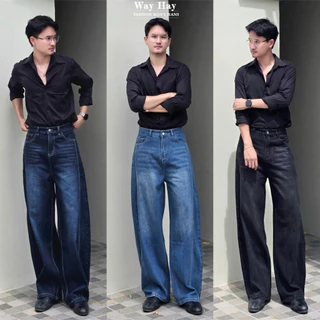 Muddy Barrel Jeans กางเกงยีนส์ทรงบาร์เรล ใส่สบาย ผ้าไม่บาดผิว แนะนำให้เทียบไซส์ตามตาราง