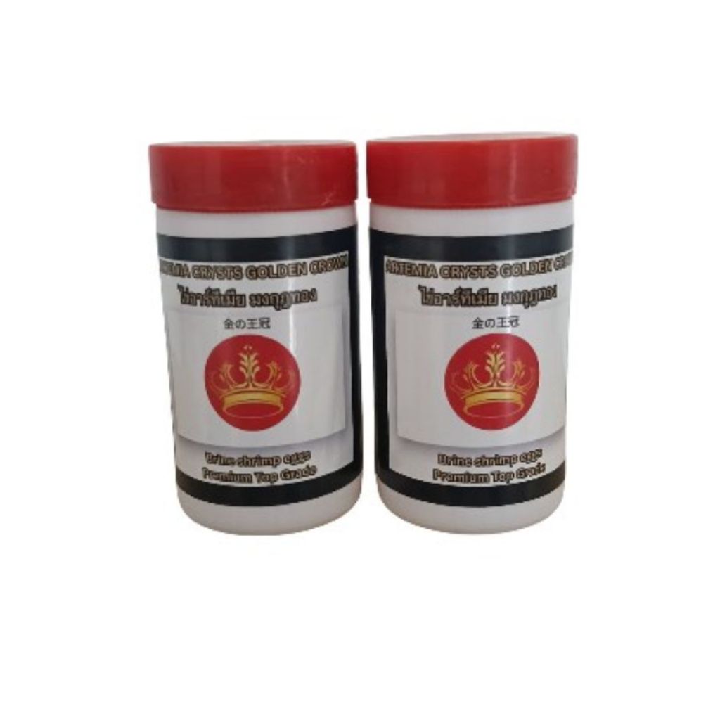 30 กรัม อาร์ทีเมีย มงกุฎทอง Artemia cycst golden crown 2 กระปุก