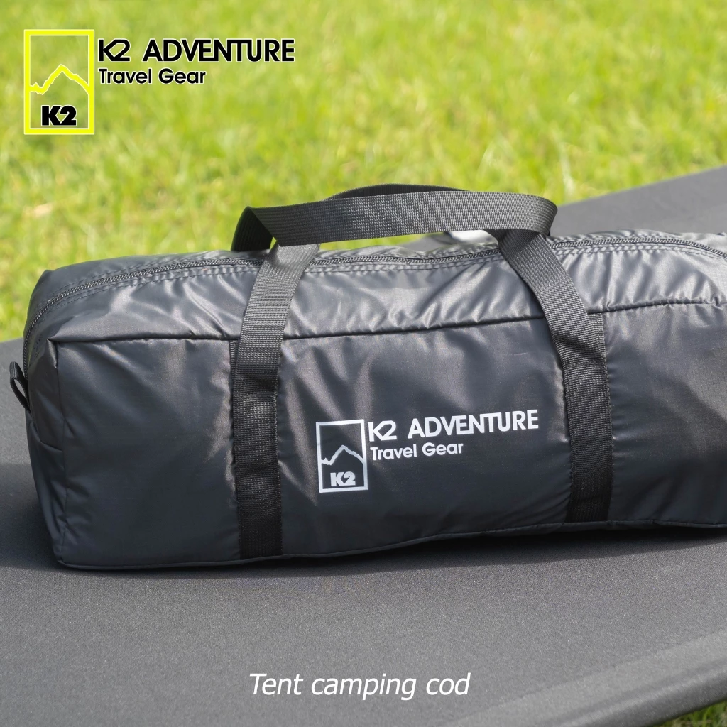 เต็นท์ COT สีดำ 1 คน และเตียงสนาม  K2 ADVENTURE น้ำหนักเบา กันฝนกันลม ใส่ปี๊บข้างปี๊บหลังได้ ฯลฯ thumbnail 8