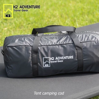 เต็นท์ COT สีดำ 1 คน และเตียงสนาม K2 ADVENTURE น้ำหนักเบา กันฝนกันลม ใส่ปี๊บข้างปี๊บหลังได้ ฯลฯ