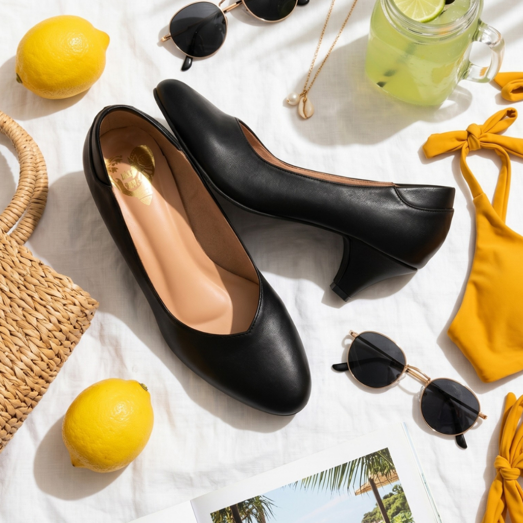 HaloBangkok รองเท้า High Heel หนังไมโครไฟเบอร์ รุ่น LA2913