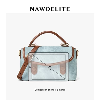 NAWOELITE Cambridge Bag กระเป๋าหนัง PUคลาสสิก กระเป๋าถือทรงแซทเชล รุ่นเคมบริดจ์ ที่มีสไตล์และหรูหรา กระเป๋าสะพาย 5 สี