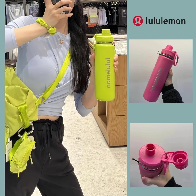 ⭐ของแท้ 💯 Lululemon Back To Life ขวดน้ำกีฬา 710ml รักษาความเย็น