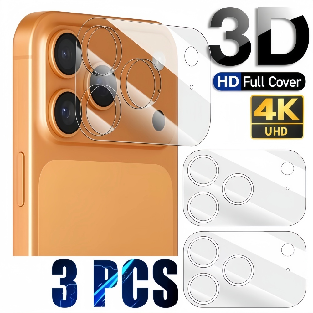 3PCS HD/frosted lens film for iPhone 17 Pro Max 17Pro anti scratch camera lens protector for iPhone 