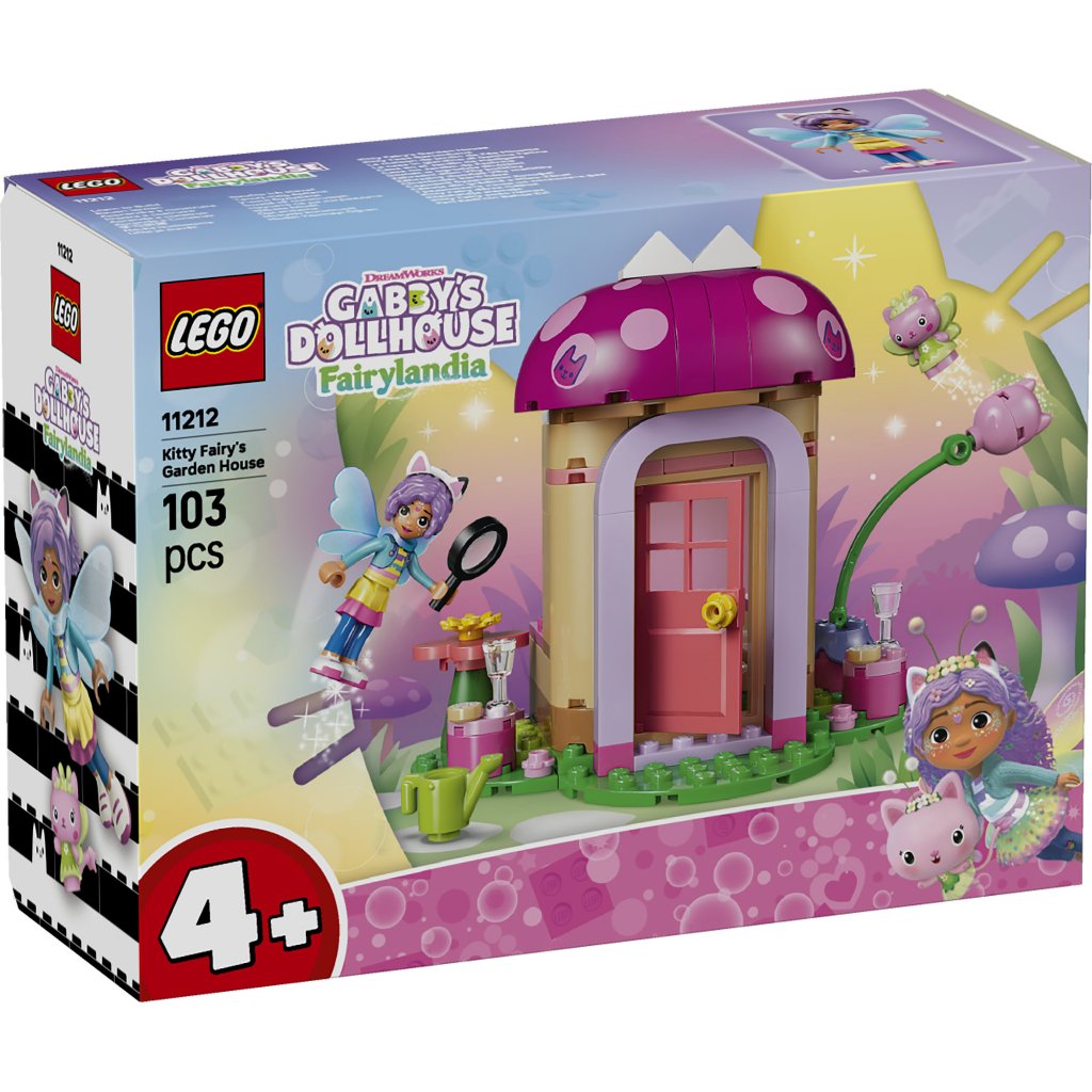 LEGO Gabby's Dollhouse ‏11212 بيت حديقة Kitty Fairy ‏(103 قطع) — صورة 3