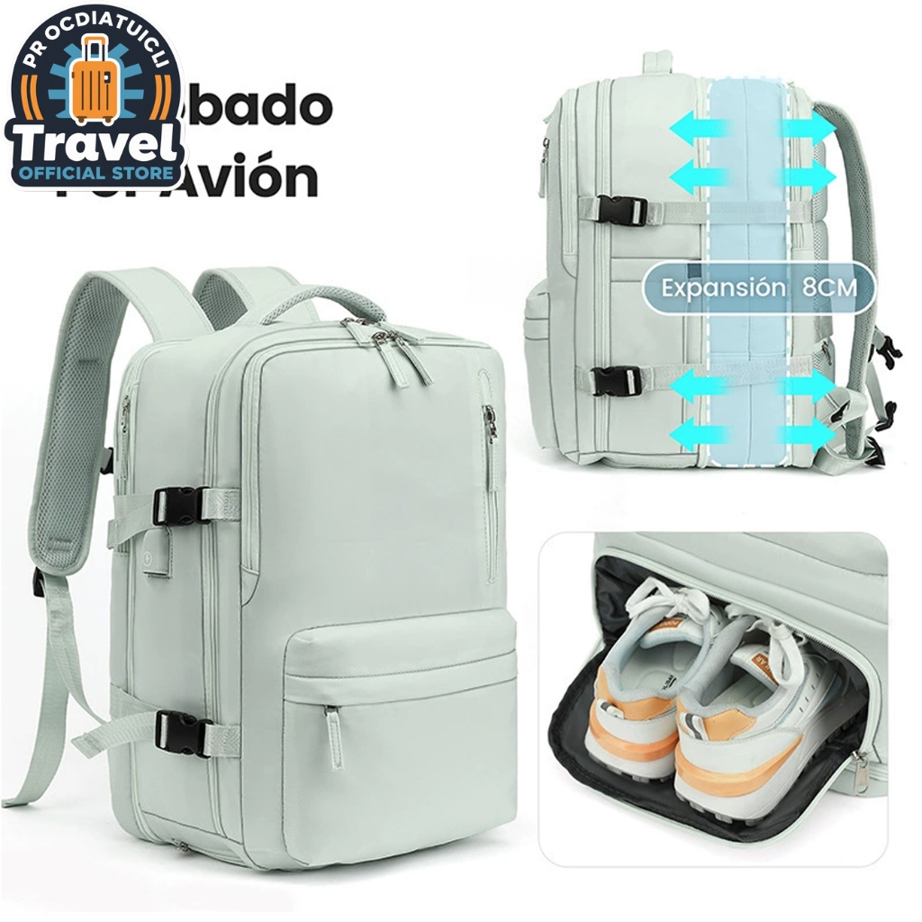 กระเป๋าเป้สะพายหลังเดินทางอเนกประสงค์ 35L-45L ฟองน้ำด้านหลังระบายอากาศได้สบาย กระเป๋าเดินทาง