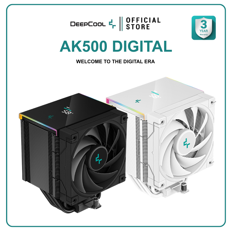DEEPCOOL - CPU COOLER AK500 DIGITAL รับประกันสินค้า 3 ปี