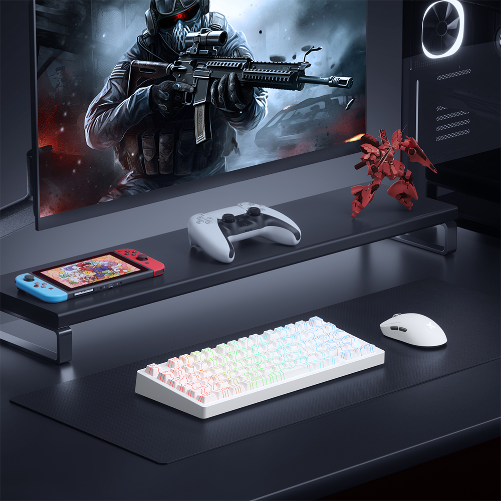 [Keycaps ไทย] MCHOSE Jet 75 Gaming Keyboard 75% สวิตช์ Hall Effect ไฟ RGB 16 ล้านสี