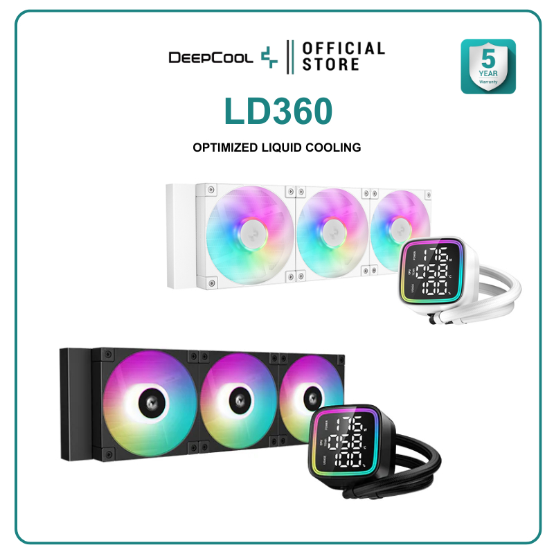 DEEPCOOL - CPU COOLER LD360 / LD360 White รับประกัน 5 ปี
