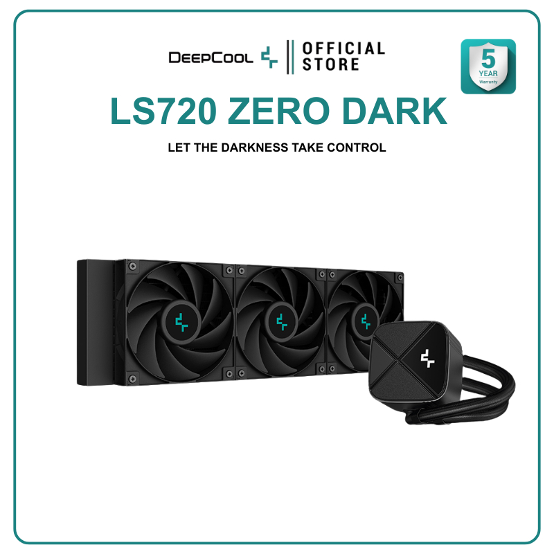 ชุดน้ำระบายความร้อน DEEPCOOL - CPU COOLER LS720S ZERO DARK รับประกัน 5 ปี