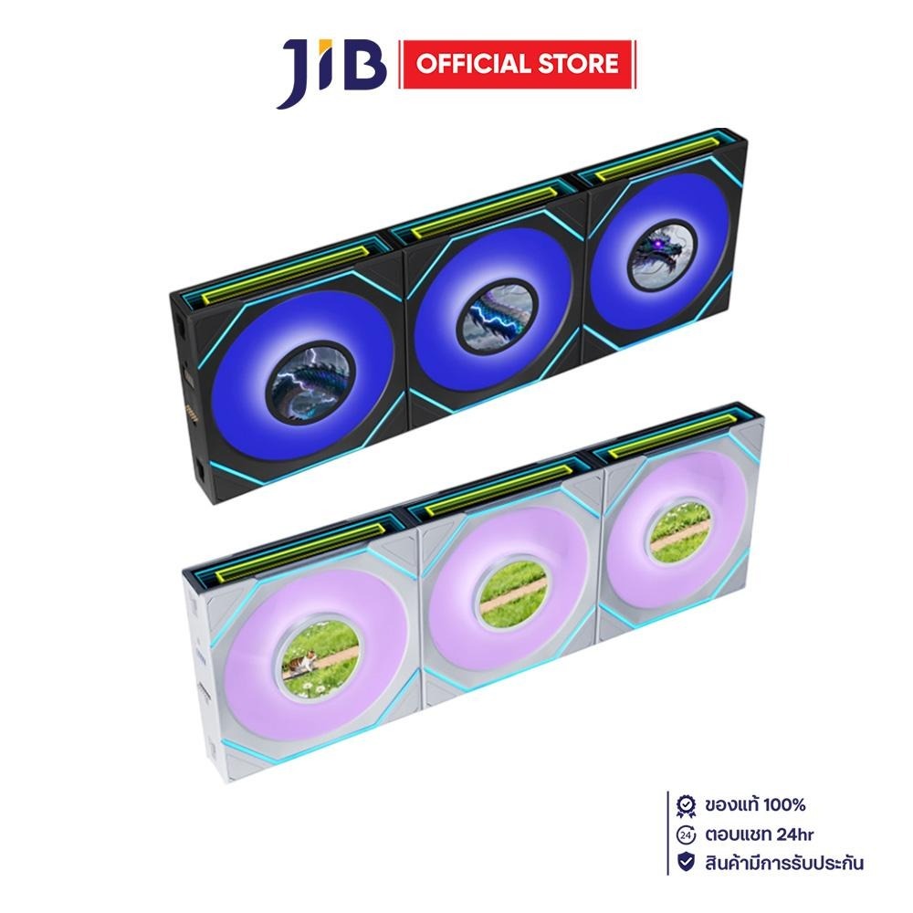 CASE FAN (พัดลมเคส) LIAN LI UNI FAN SL-INF LCD FLEX - 120MM ARGB PWM 3-PACK
