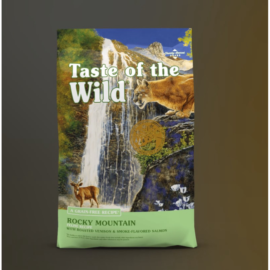 อาหารแมว Taste of the Wild -Rocky Mountain สูตรเนื้อกวางและปลาแซลมอน ขนาด 2 Kg. (หรือขนาด 4.41ปอนด์)