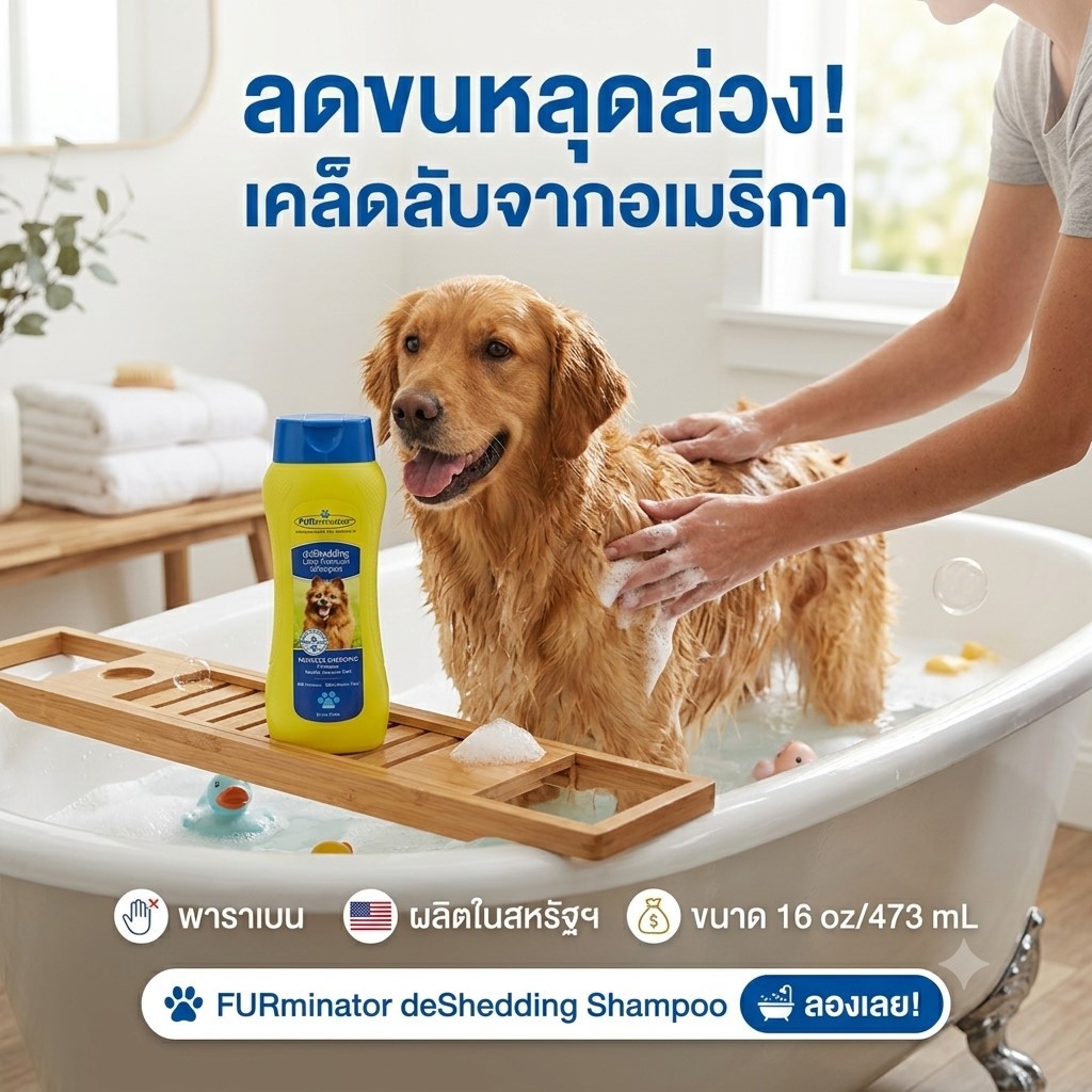 FURminator شامبو تقليل تساقط الشعر Ultra Premium ‏16 أونصة — صورة 2