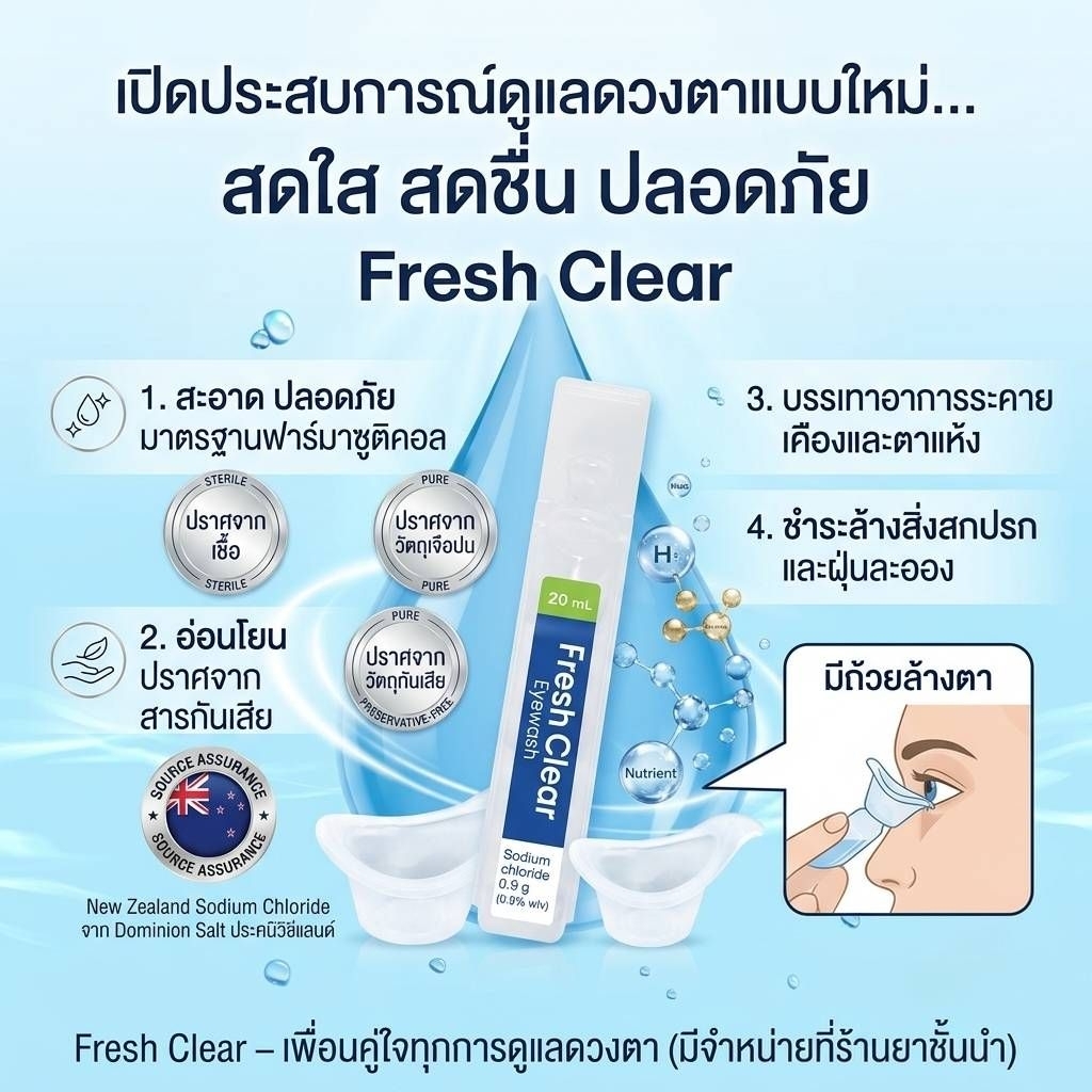 NEOCA Fresh Clear Eye Wash รูปที่ 2