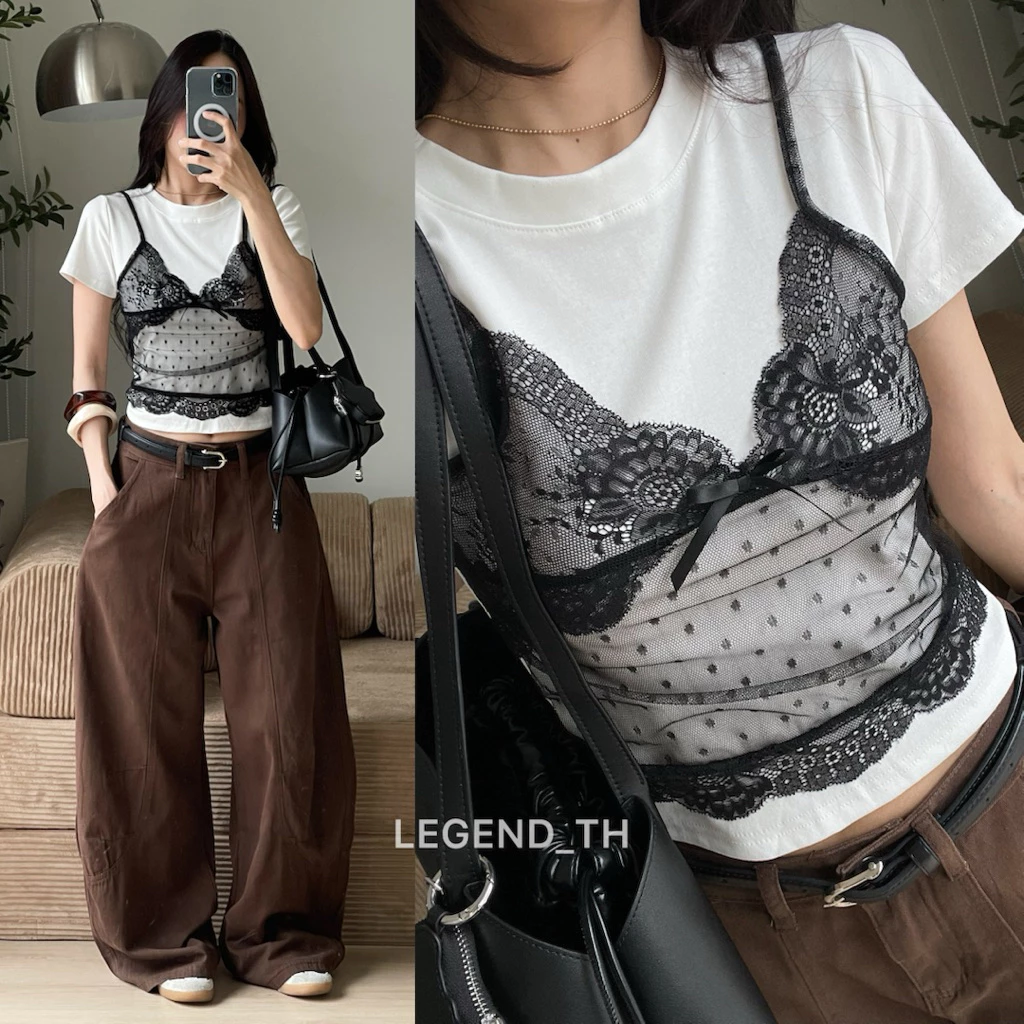 Legend | Eden layer lace top