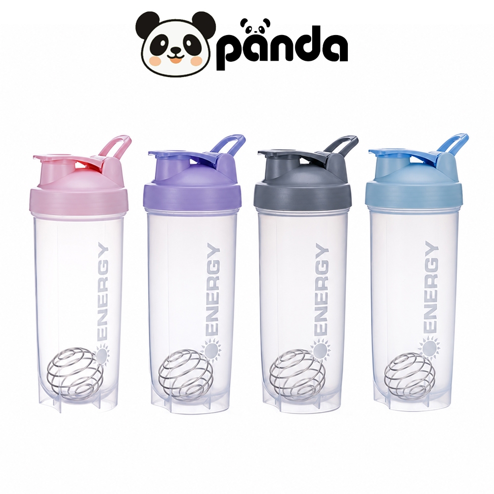 PANDA แก้วชงโปรตีน พร้อมลูกเหล็กสแตนเลส 500ML