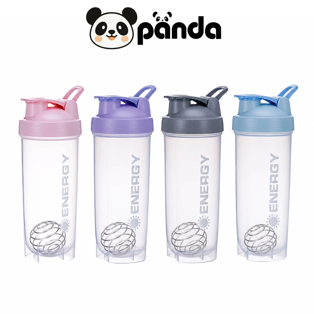 PANDA แก้วชงโปรตีน พร้อมลูกเหล็กสแตนเลส 500ML