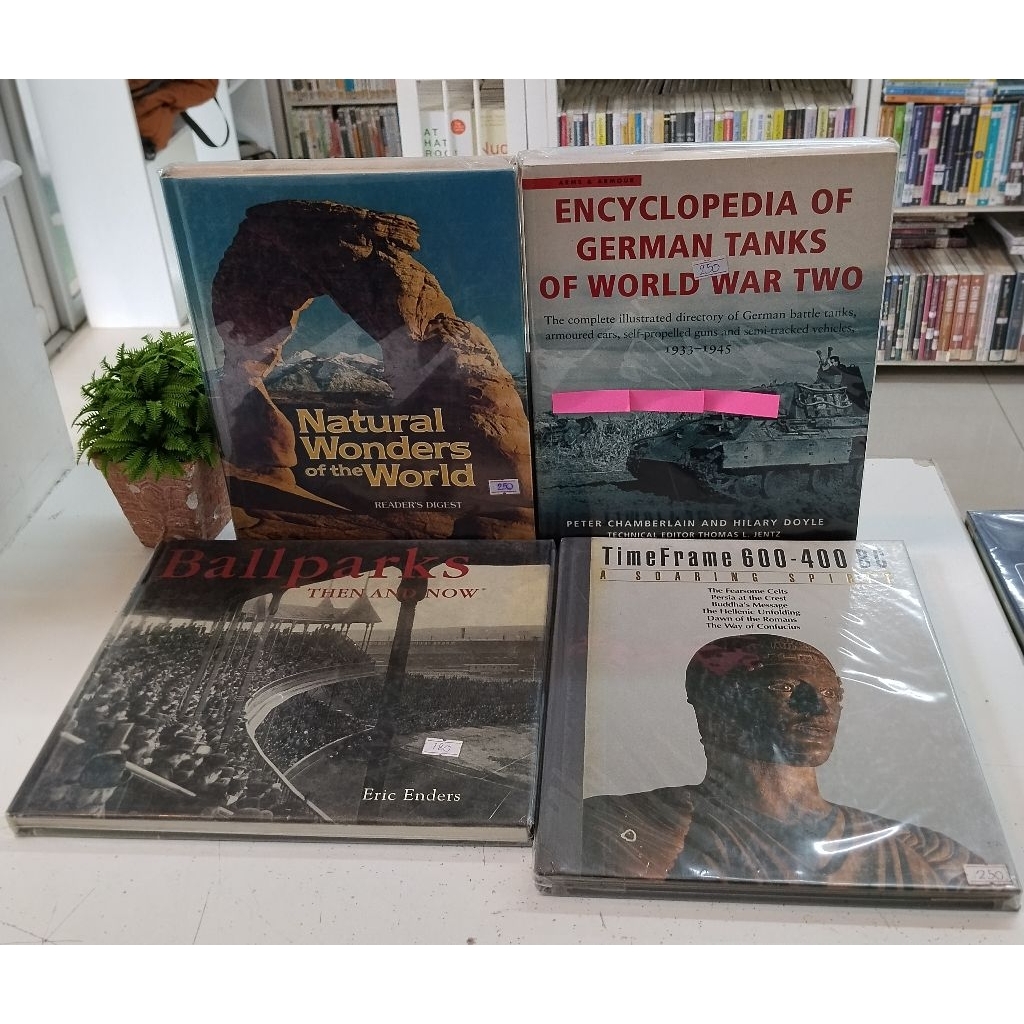 Natural Wonders of the World W9400/TimeFrame 600-400 BC W9401/Ballparks W9402/Encycloedia of german 