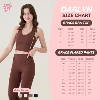 Darlyn - Grace Top Bra สปอร์ตบราคอปกผู้หญิง ทรงครอป ผ้ายืด ซัพพอร์ตดี ใส่ฟิตเนส โยคะ *มีพลัสไซส์*