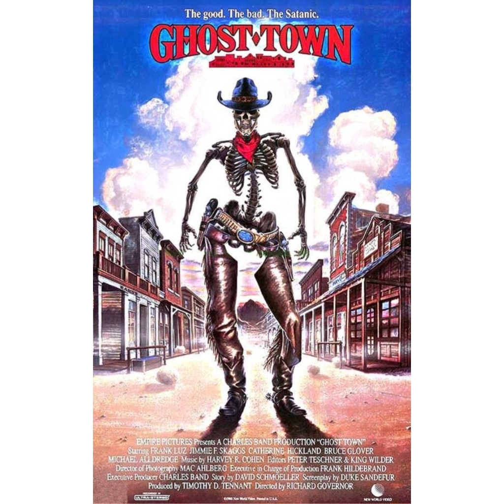 DVD ปก+สกรีนแผ่น Ghost Town (1988) เมืองดูดคน