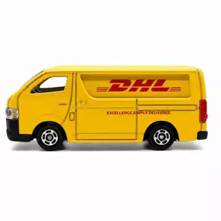 FL2 Tomica First Lot 102 DHL Delivery Van ใหม่ในซีล 配送バン 1/64 🧩 รถโทมิก้าขนาดเล็ก 6.5-7.0 ซม