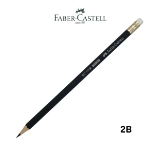 Faber-Castell ดินสอไม้ ความเข้ม 2B และ HB รุ่น 1112 (2B สำหรับทำข้อสอบ) ราคายกกล่อง 12 แท่ง