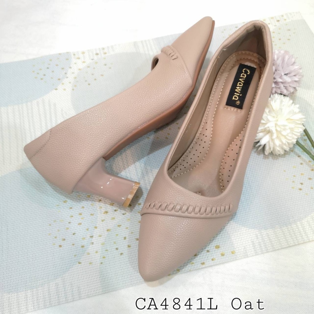 รองเท้าคัทชูผู้หญิง Cavawia  ส้นสูง2นิ้ว CA4841L