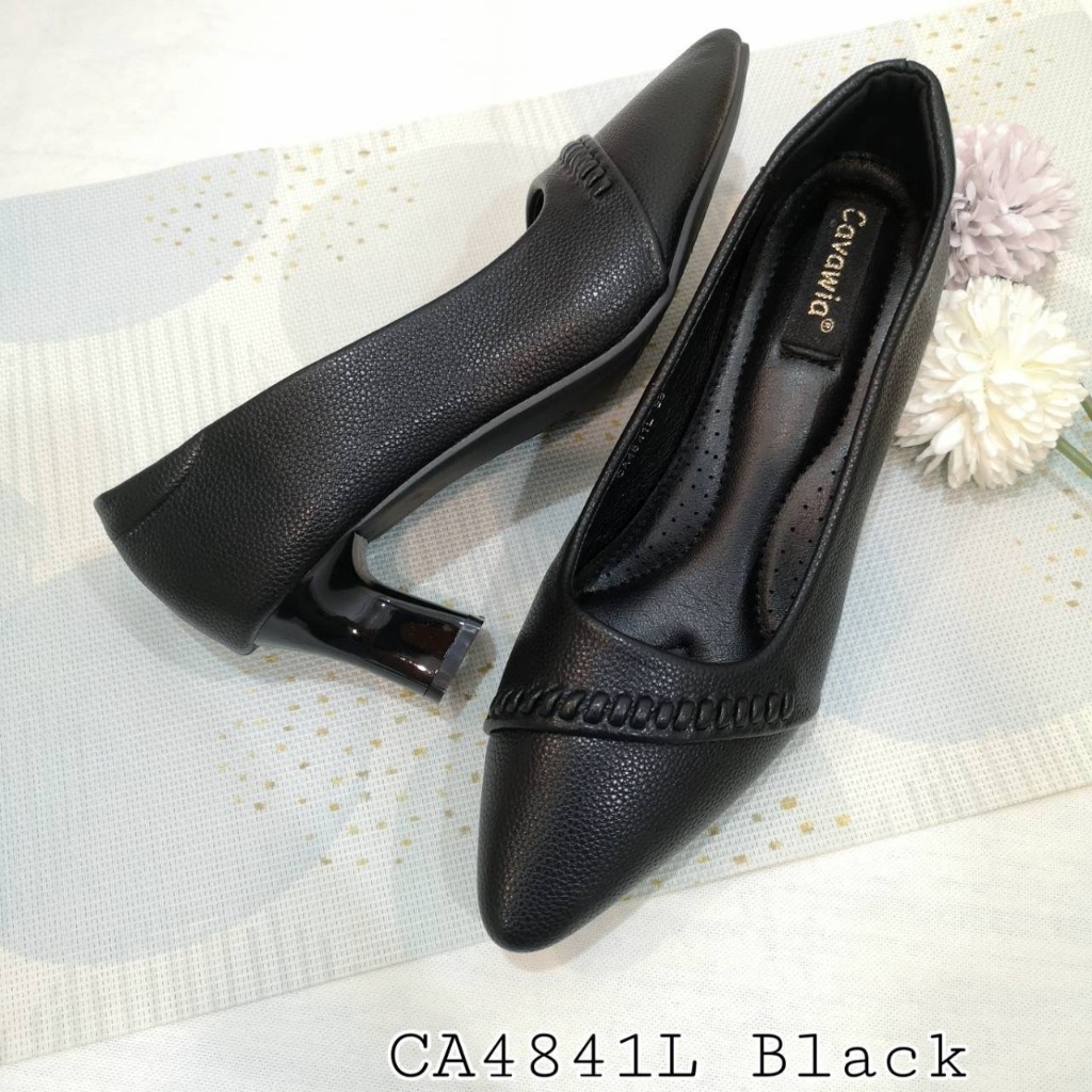 รองเท้าคัทชู  Cavawia  ส้นสูง2นิ้ว CA4841L