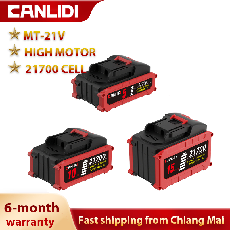 CANLIDI MT-21V 5/10/15เซลล์ 21700 แบตเตอรี่ ความจุแบตเตอรี่ลิเธียมสำหรับ Tanzu JIAPU 21700 Battery