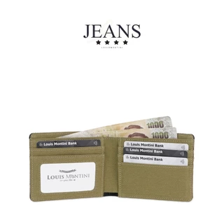 Louis Montini (Jeans Collection) กระเป๋าสตางค์ผ้ายีนส์ กระเป๋า Jean Wallet TTM119