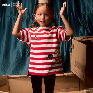 Endless Holiday Mini Weekend Tee Minnie Ears to the Ocean Blue & Red Stripe
