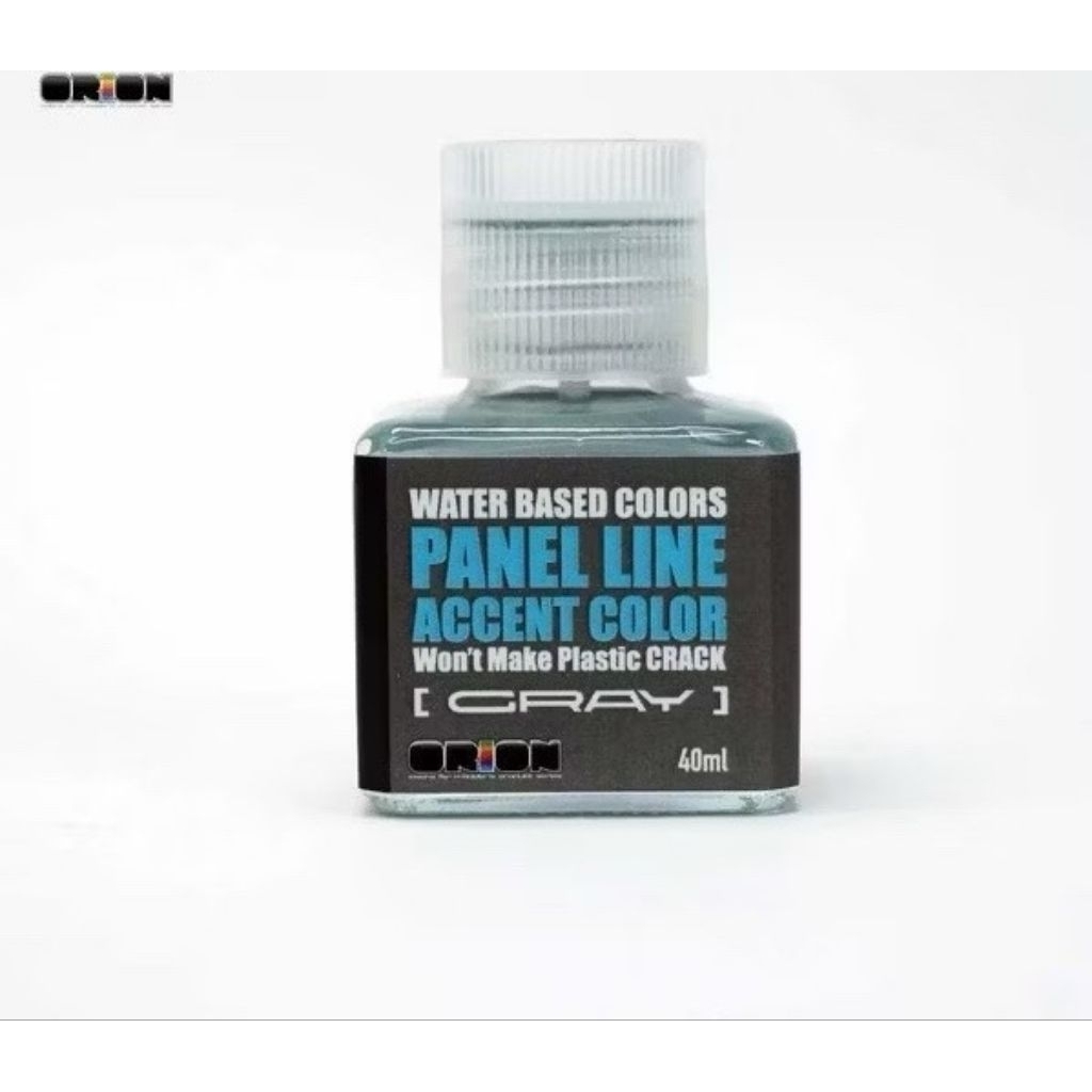 l  ORION Water-Based Panel Line Accent Color Black GREY Brown น้ำยาตัดเส้นสูตรน้ำ ขนาด 40 ml