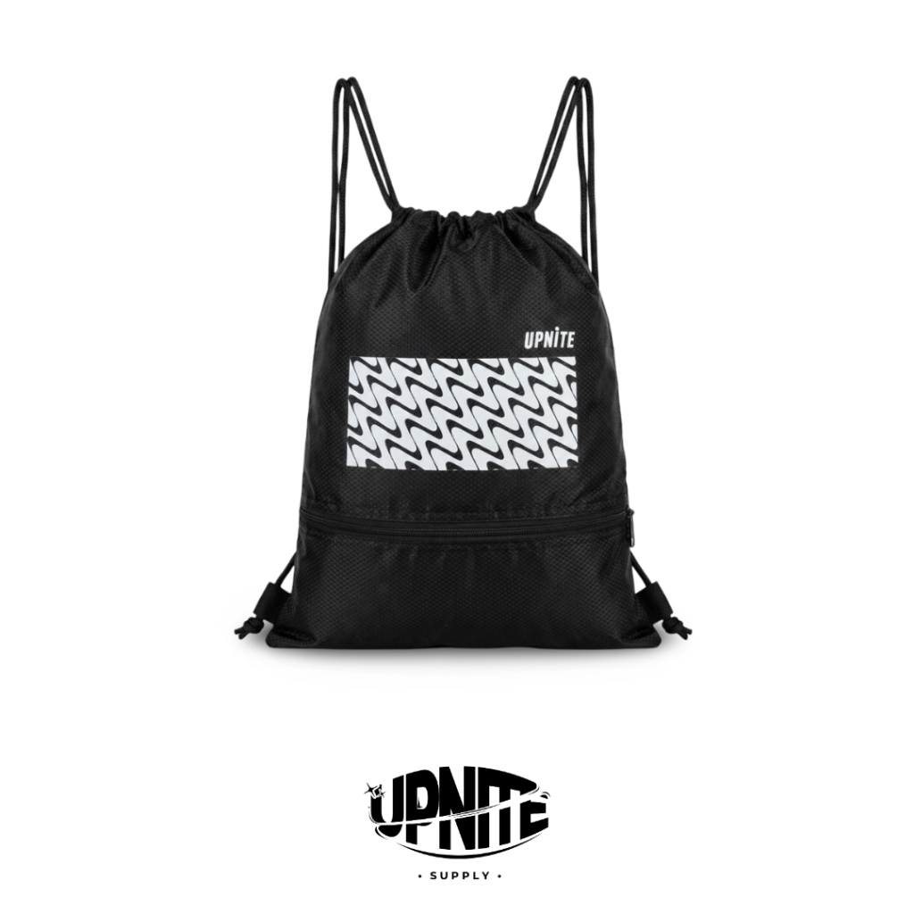 UPNITE String Bag Pro | กระเป๋าสะพายหลังหูรูด กันน้ำ มีช่องซิป จุของเยอะ ใช้ได้ทุกวัน
