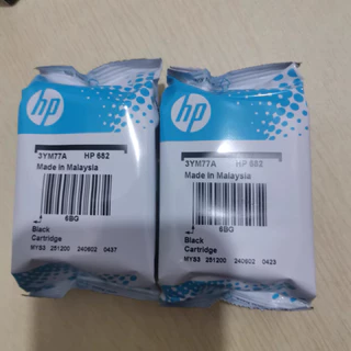 HP682 หมึกแท้ ดำ คู่ 2-pack | ของแท้ 100% HP | ใช้กับ HP DeskJet 2775 2776 2777 2778 2779 6078 6478